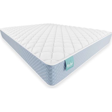 Nalui Colchón Viscoelástico 75x180x15cm Azul One 20 Firmeza Media-Alta y Grosor 21cm. Tejido 3D y Multicapa 8 Airsoftpro, Fabricado en España (1/5)
