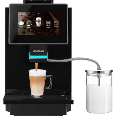 Cecotec Cafetera Superautomática Táctil Cremmaet Touch OCS. 1500W, 19 Bares, Pantalla TFT, Sistema Thermoblock