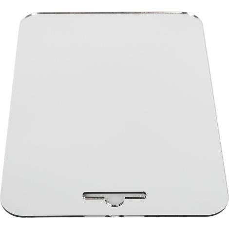 Miroir de Salle de Bain Anti-Buée Rectangulaire avec Support et Corde, Idéal pour Douche (1/5)