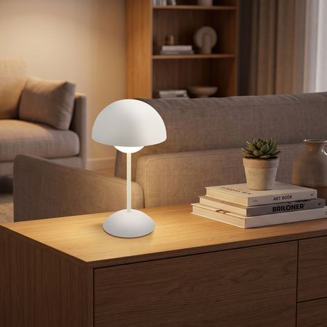 LED Tischlampe Akku LED Tischleuchte Dimmbar Kabellos Touch Aussen/Innen (1/5)