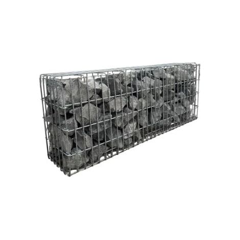 Kit gabion roche noire à assembler 100x50x50 cm (1/2)