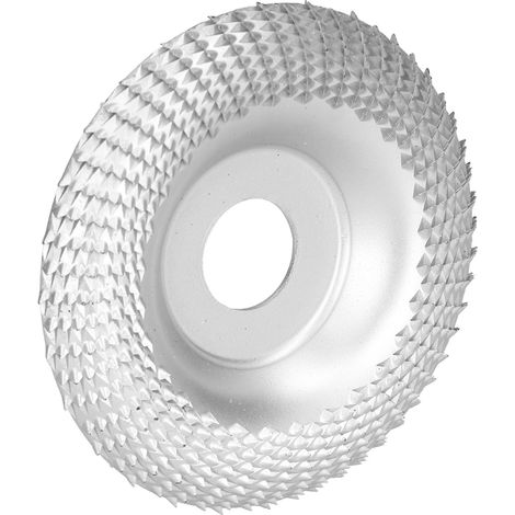 Disque abrasif à bois pour touret, meule de ponçage en acier au carbone 100mm, accessoire de meuleuse d'angle, façonnage et polissage. (1/5)