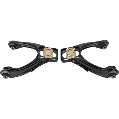 Bras de commande supérieurs avant, 1 paire de kit de carrossage de bras de contrôle supérieur avant réglable en aluminium T6061 Racing pour Civic EK 1996-2000(Noir). (1/5)