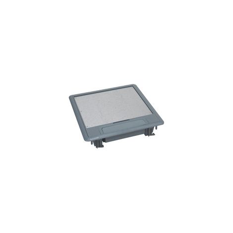 Legrand – Boîte de sol 50mm pour chape béton – Couvercle amovible sans outil – Sortie de câbles souple – Pour espaces confinés (1/4)