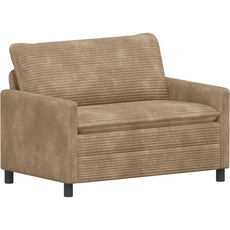 Divano Tortora 126 x 81 x 87,5 cm Poliestere vidaXL (1/5)