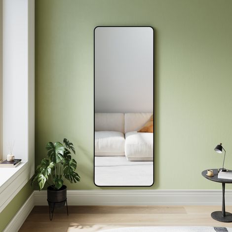 ELEGANT Modern Freestanding Mirrors with Detachable Bracket, Dressing Mirror Fora Variety of Decoration Styles, Wall Hanging or Vertica with Anti-Tilt Function, 1600 x 600 x 28mm (1/5)