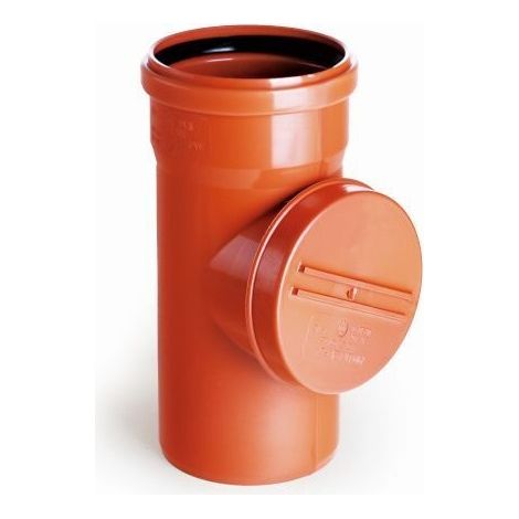 KG Reinigungsrohr 110 Kunststoff Abwasserrohr Abflussrohr Kanalrohr