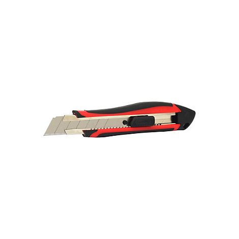 Navaja universal de corte a presión  longitud 220 mm  hoja 25 x (1/5)