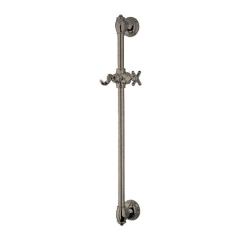 Barre de douche CHARLESTON Métal brossé - Cristina Ondyna CS25077 (1/2)