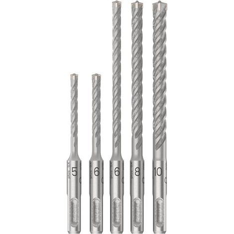 Bosch 2608833910 PRO SDS plus-5X Hammer Drill Bit Set, 5 Piece BPA608833910 (1/2)