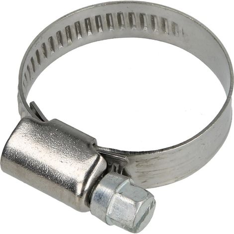 Collier de serrage 9 mm inox plage de serrage 20 - 32 mm