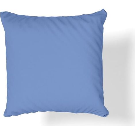 Taie d'oreiller en jersey 40x40 bleu marine