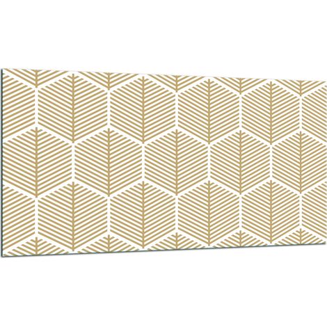 PLAQUE DE PROTECTION EN VERRE POUR CUISINIÈRE, MOTIFS 90X52 (1/5)