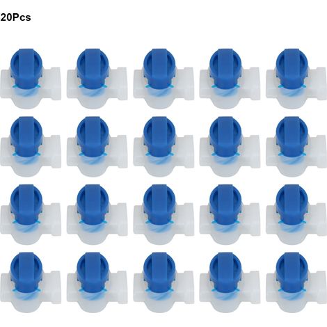 20 Pièces Bornes de Jonction Étanches K13 314 Bleues, Matériel Électrique Haute Qualité pour Câblage (1/5)