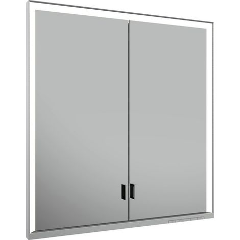 KEUCO Royal Lumos armario con espejo de pared 2 puertas, puerta