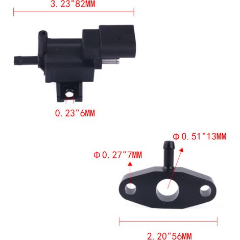 Kit adaptateur de soupape de vidange en aluminium pour turbocompresseur automobile BMW N20 2.0 (1/4)
