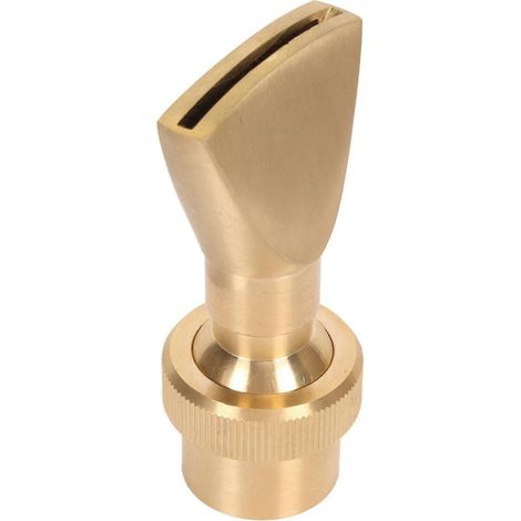 Buses de fontaine, forme d'éventail étroit, laiton 25 mm, filetage intérieur G3/4, adaptées aux bassins de jardin et aux aires de jeux. (1/5)