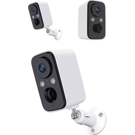 Caméra de Surveillance - Full HD - 1080p - IP65 - 2 Méga Pixels - Sirène Intégrée