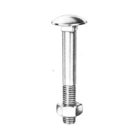ORECA - BULLONI TESTA BOMBATA CON DADO ESAGONALE 5X20MM 4PZ