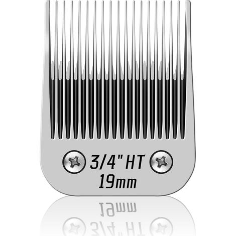 Lames de toilettage Amovibles HT 3/4" compatibles avec Les tondeuses H-einiger/M-oser Max45/O-ster A5, Longueur de Coupe 3/4" (19 mm) (1/5)