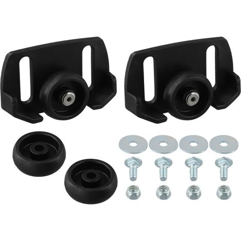 Lot de 2 raquettes à neige avec rouleaux pour souffleuse à neige à deux étapes. conçues pour s'adapter aux centres de boulons de 6.3 cm et 7.6 cm. compatibles avec les modèles 31AH64EG700 (1/5)