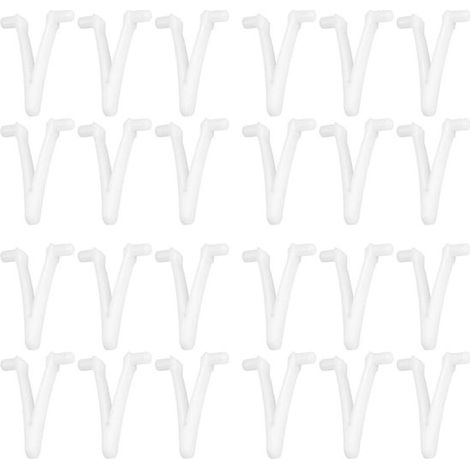 Juego de 24 abrazaderas en V. Aptas para aspiradoras de piscina，pértigas telescópicas，rastrillos para hojas (1/5)