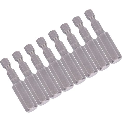 Jeu de 10 embouts tournevis électrique magnétiques, douilles hexagonales 50mm, accessoires de rechange pour visseuse (1/5)