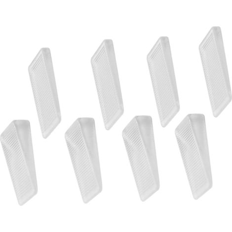Cales transparentes pour tables et portes, butées de sécurité (1/5)
