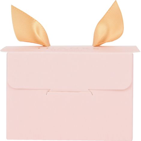 50 Stück Geschenkboxen für Hochzeitsfeiern, Süßigkeiten, Schokoladenkuchendekoration (rosa, danke) (1/5)