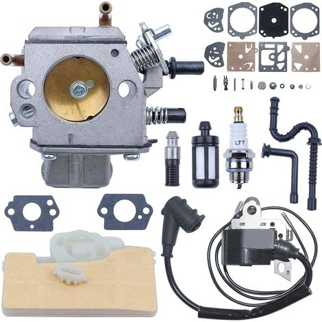 Bobine d'allumage carburateur compatible avec Stihl MS390 029 039 MS290 pour tronçonneuse, pièce 11271200650 , carburateur , filtre à air , filtre à carburant , conduite de carburant , filtre à huile (1/5)