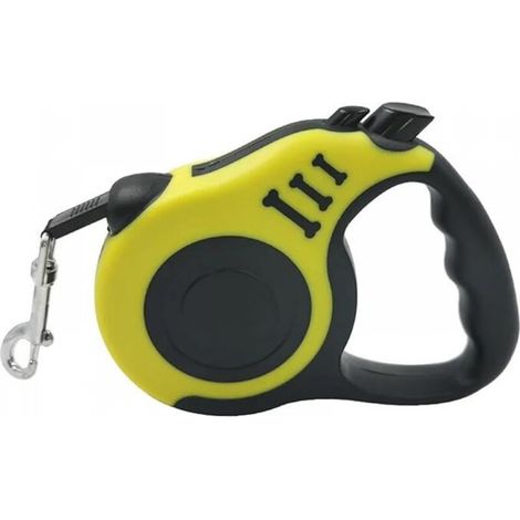 Laisse rétractable pour chien, tracteur télescopique automatique, ruban pour chien, ruban pour animaux de compagnie 16 pieds, durable et pratique, avec poignée antidérapante, convient aux chiens de pe (1/5)