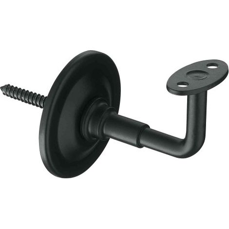 SOPORTE PASAMANOS 24 ACERO NEGRO (S) - AMIG