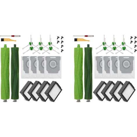 Lot de 2 pièces de rechange pour aspirateur iRobot Roomba I7 I7+ I3 I3+ I4 I4+ I6 I6+ I8 I8+ J7 J7+/Plus E5 E6 E7 (1/5)