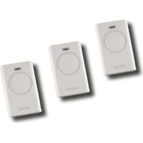 faac 3 x télécommande 2 canaux xt2 868 slh lr 787009