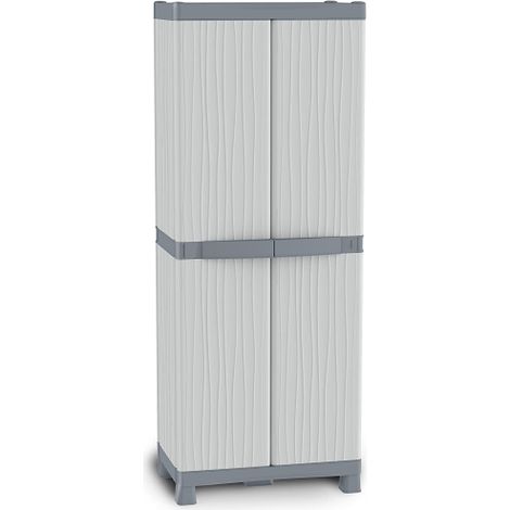 1PZ ARMADIO TERRY WAVE 2ANTE CM 70X44X181H QUATTRO RIPIANI CON PORTASCOPE 3700U (1/3)