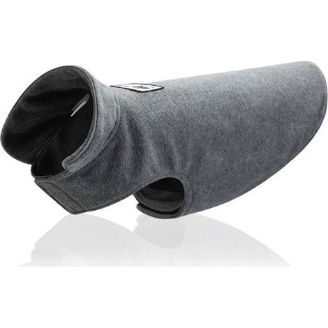 Vêtement d'hiver en coton pour chien, gris bambou charbon - Taille L (1/4)