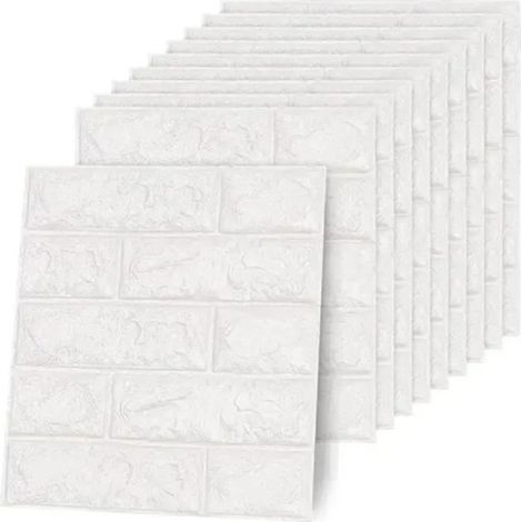 Irovami Lot de 10 autocollants muraux 3D en mousse, protections d'angle anti-collision, autocollants de sécurité pour chambre d'enfant, protections de meubles