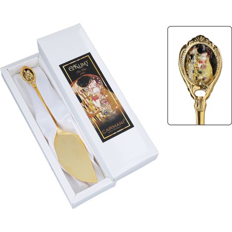 Spatola per dolci G. Klimt bacio Carmani accessori da cucina regalo