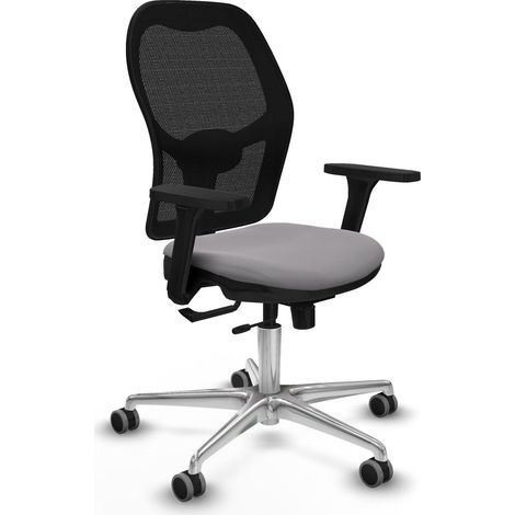 Chaise de bureau piqueras y crespo Jorquera noir cuir synthétique (1/2)