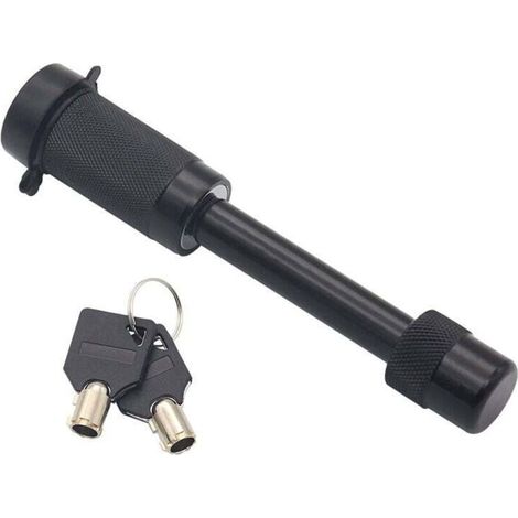 Trailer Hitch Receiver Pin Lock, 15.5mm Diameter Angled Pin for Class III/IV 2 Inch and Class V 2-1/2 Inch Receivers, Hitch Pin Lock (1/4)