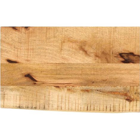 Piano Tavolo 50x40x2,5 cm Bordi Vivi Legno di Mango Grezzo vidaXL (1/5)
