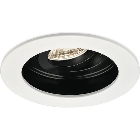 Support de spot Beta R3 rond blanc/noir MR16 GU10/GU5.3 (1/5)