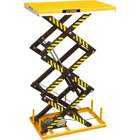 AYERBE - 584165 - Mesa Electrohidráulica 1T/3M - AY-1030-EMH TRIPLE TIJERA (1/3)