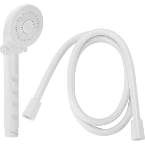Pommeau de douche à main avec flexible 4,9 pieds, raccord 1 pouce, accessoire tuyau pour camping-car, caravane, bateau (1/5)