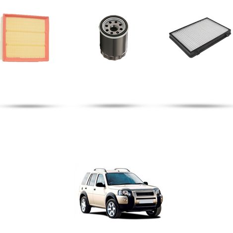 Kit tagliando 3 filtri compatibile con Land Rover Freelander I (L314) 2.5 V6 130kw dal 2000 (1/4)