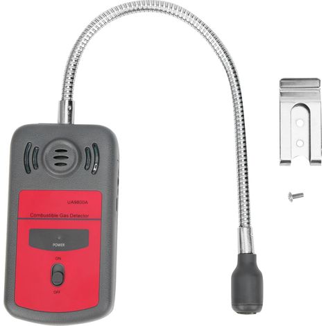 Détecteur de gaz UA9800A à grand écran, alarme portable de fuite de gaz combustible, instrument de détection (1/5)