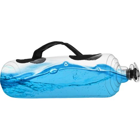 Sac de lestage rempli d'eau pour l'entraînement aquatique, équipement de fitness portable et stable, sac d'eau pour les séances de musculation et de voyage. (1/2)