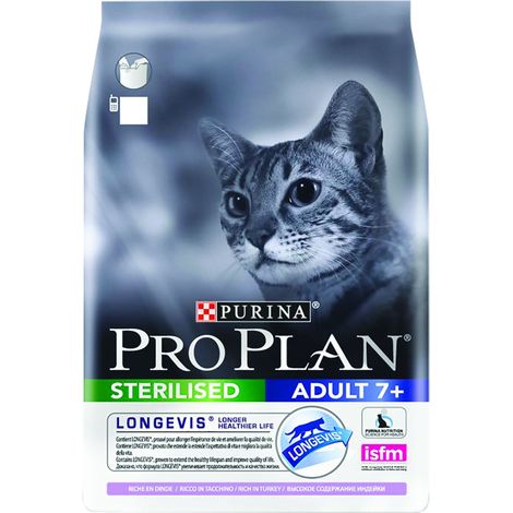 Pro Plan LONGEVIS Chat Stérilisé Senior Dinde 1.5 kg