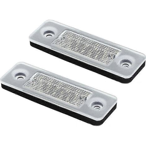 2 Stück LED-Kennzeichenbeleuchtung, fehlerfrei, für Volvo C30 (2008–2013), weiße LED-Autolampe 3121-JXLGV (1/5)