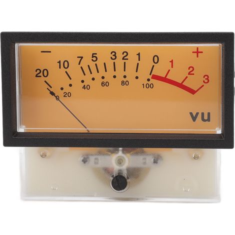 Connecteur VU-mètre haute précision 12 V, connecteur de niveau audio dB, indicateur de niveau d'amplificateur de puissance avec rétroéclairage 500 µA 650 Ω (1/5)